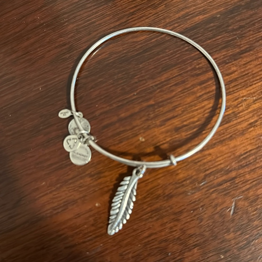 Alex and Ani silver bracelet